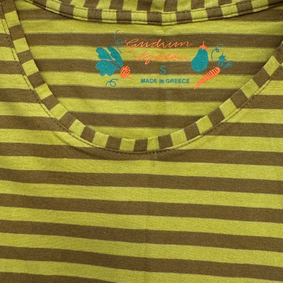 NWOT Gudrun Sjödén Organic Cotton Essential Striped Top – Size S - Picture 2 of 3